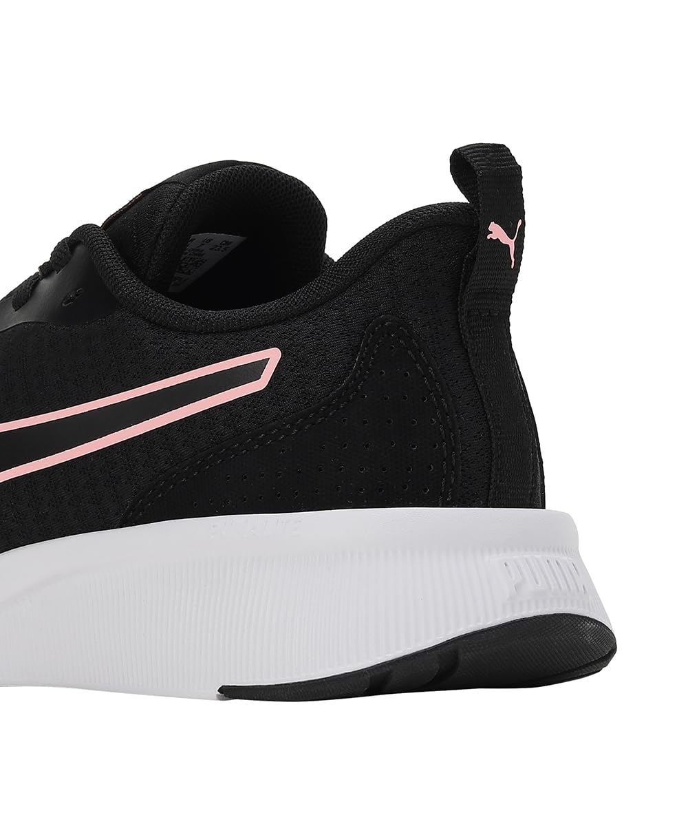 Puma Flyer Lite Black-Koral Ice Unisex Running Shoes - Image 5