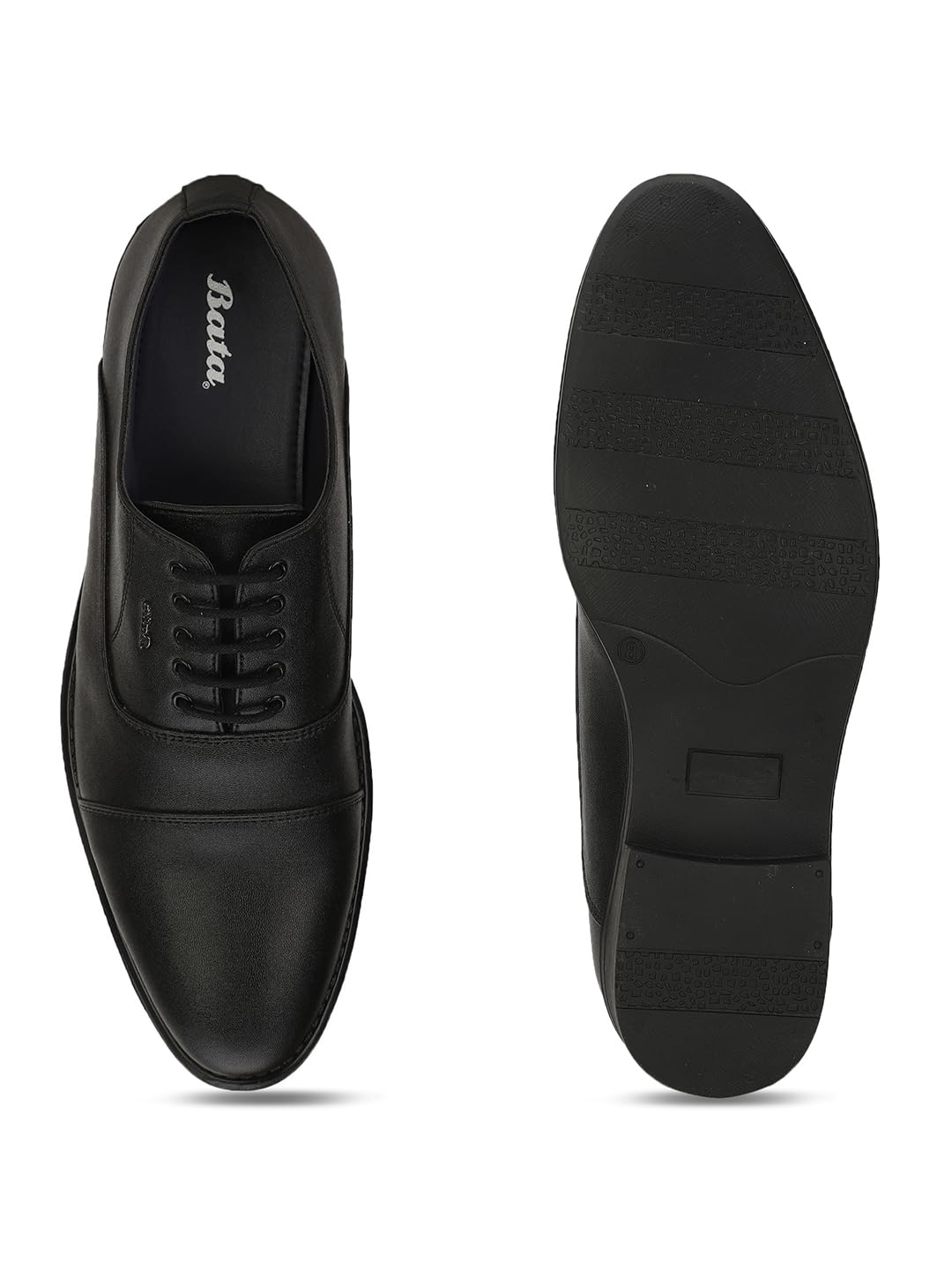 Bata Men's Lace-up Formal Shoes - Black - Image 4