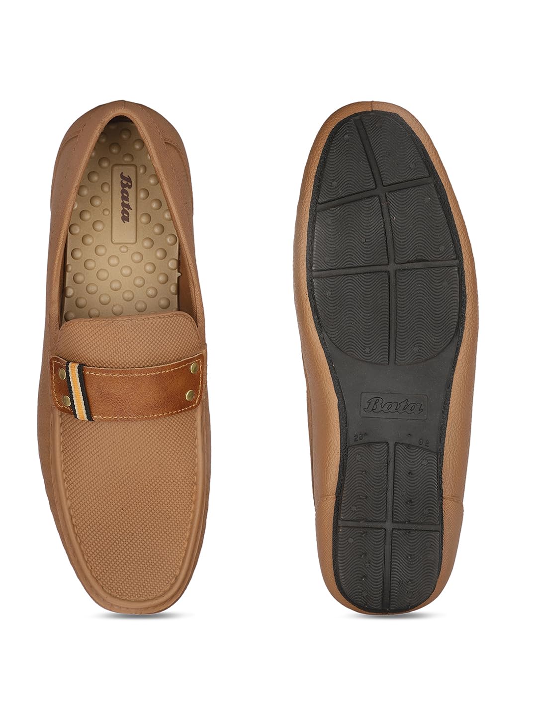 Bata Men's Tan Slip-on Loafer - Image 5