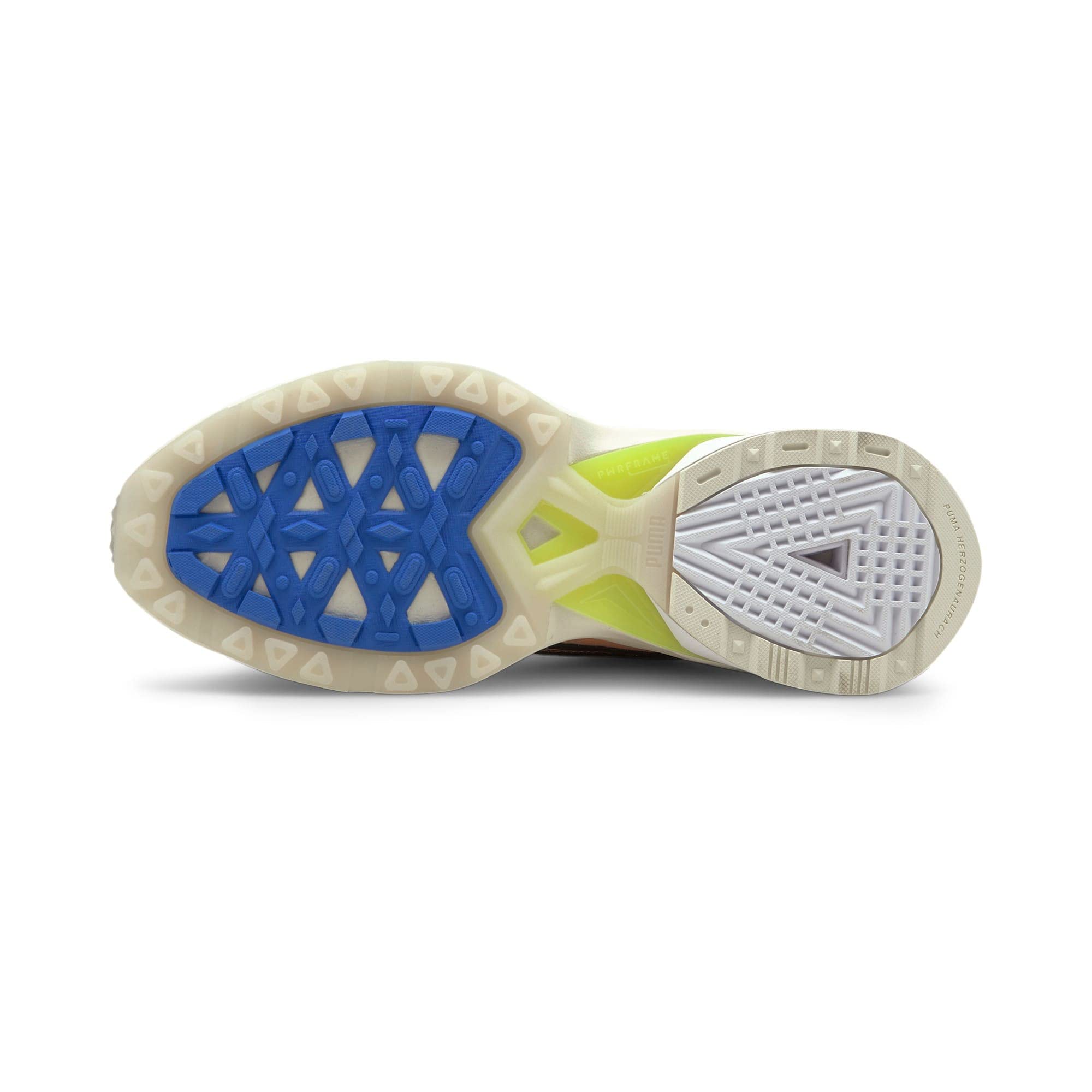 Puma Pwrframe OP Abstract Nimbus Cloud Yellow Sneaker - Image 3