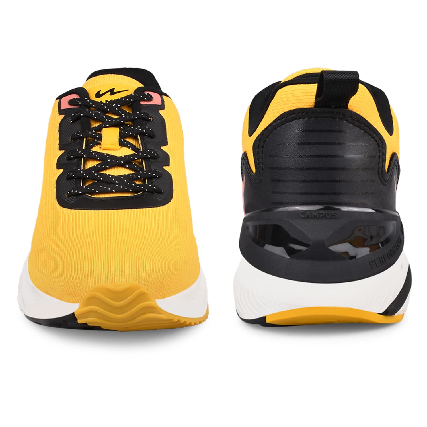 Campus Men's Camp-HUSTUN Running Shoes - YLW/BLK - Image 3