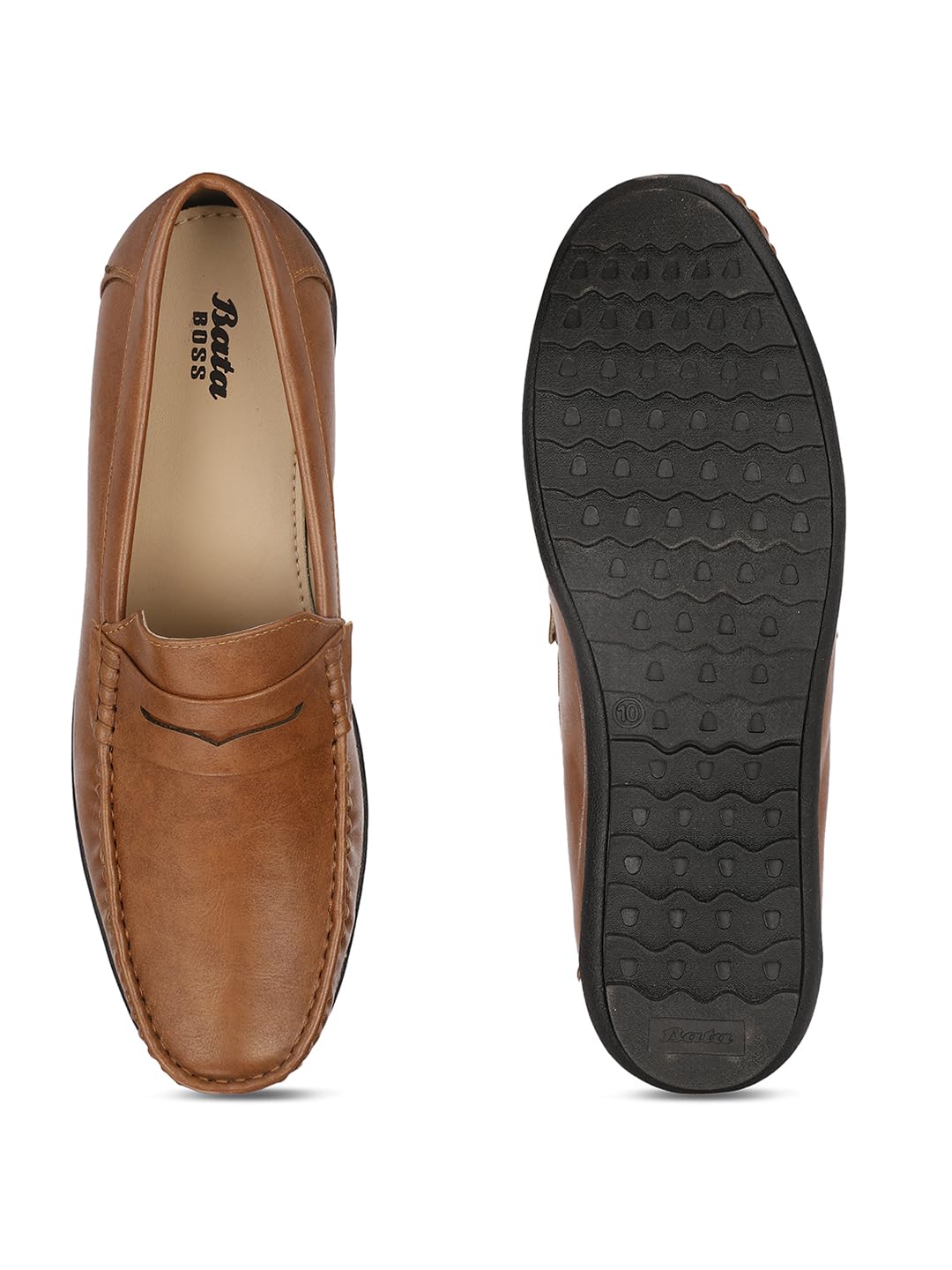 Bata Men's Slip-on Loafer - Tan - Image 5