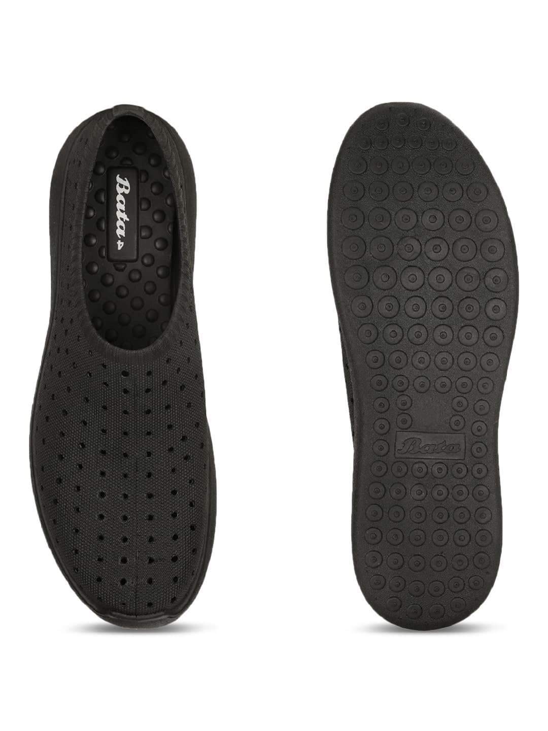 Bata Women's Black Slip-On Walking Shoes - Image 5