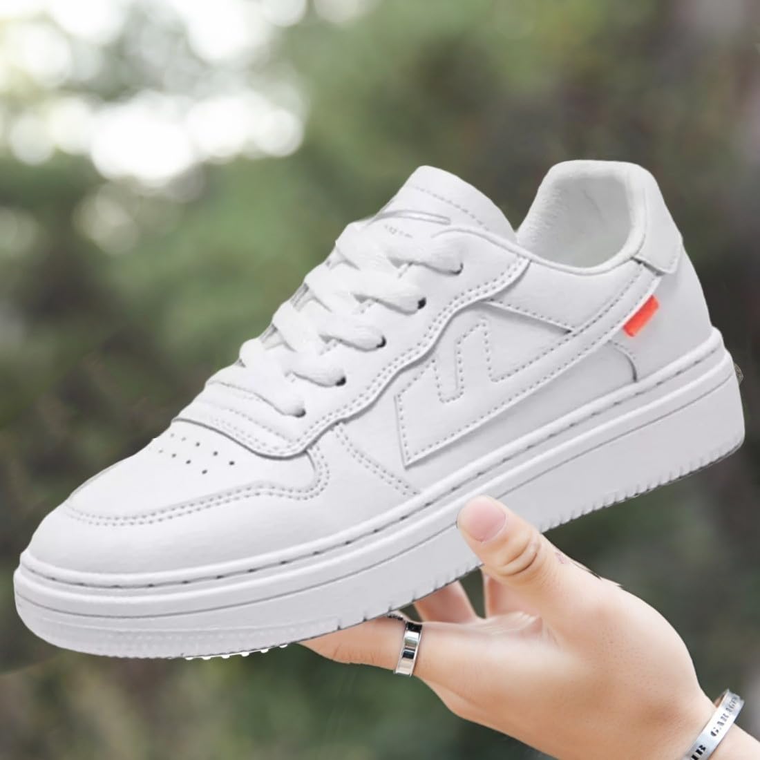 JOSMOS White Sneakers for Men - Image 3