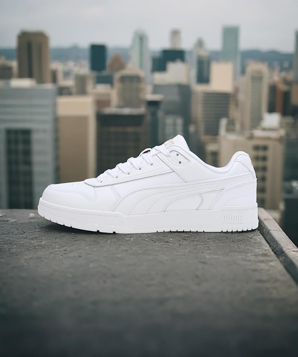 Puma Mens Court Shatter Low - White Team Gold - Image 2