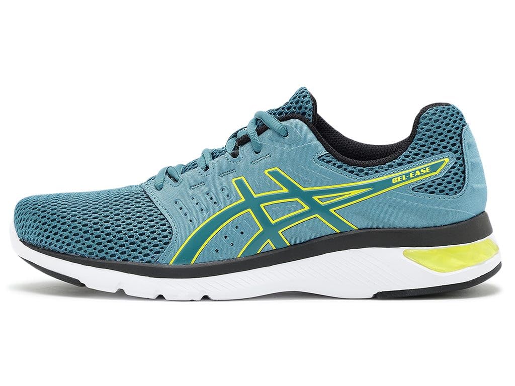 ASICS Men's Gel-Ease Running Shoe - Blue Teal/Bright Yellow - Image 4
