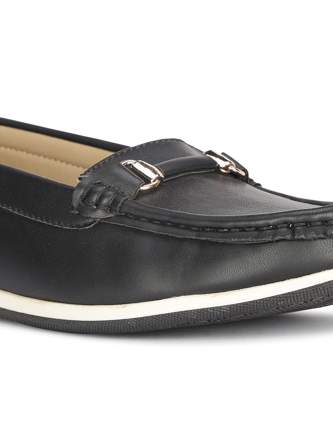 Bata Women's Black Slip-on Loafer - Image 5