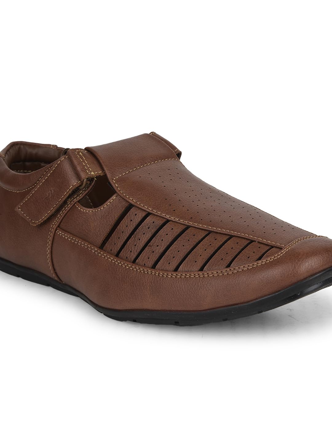 Bata Men's Slip-on Fisherman Sandal - Tan - Image 5