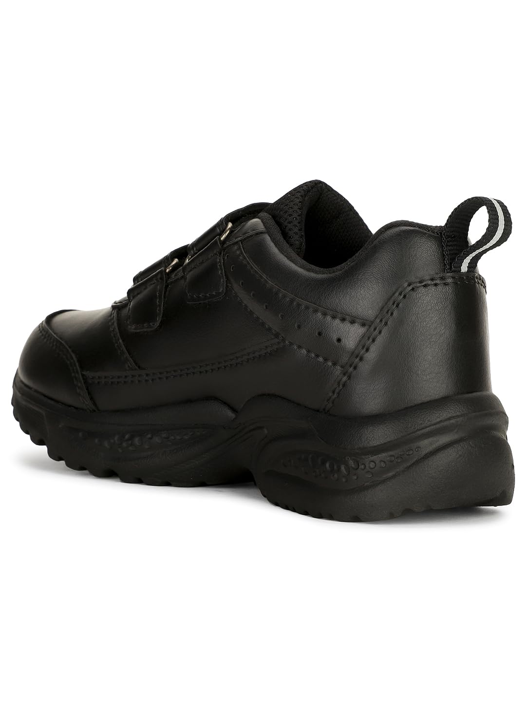 Bata Unisex Black Velcro School Shoes - Image 3