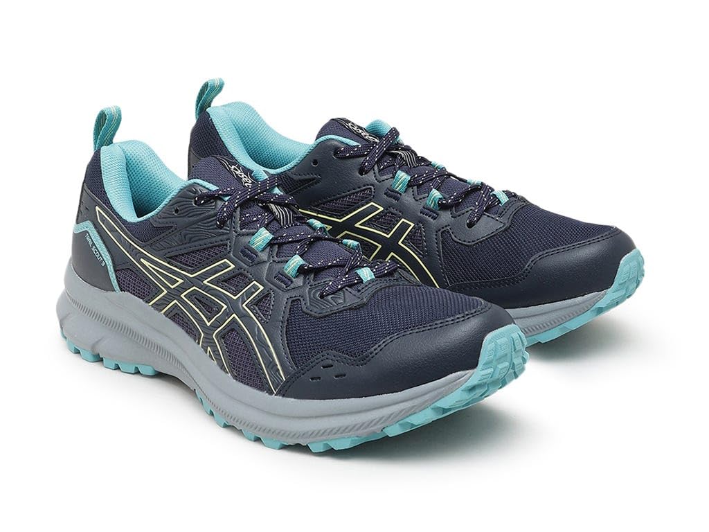 ASICS Men's Trail Scout 3 - Midnight Wheat Yellow Running Shoes - Image 2