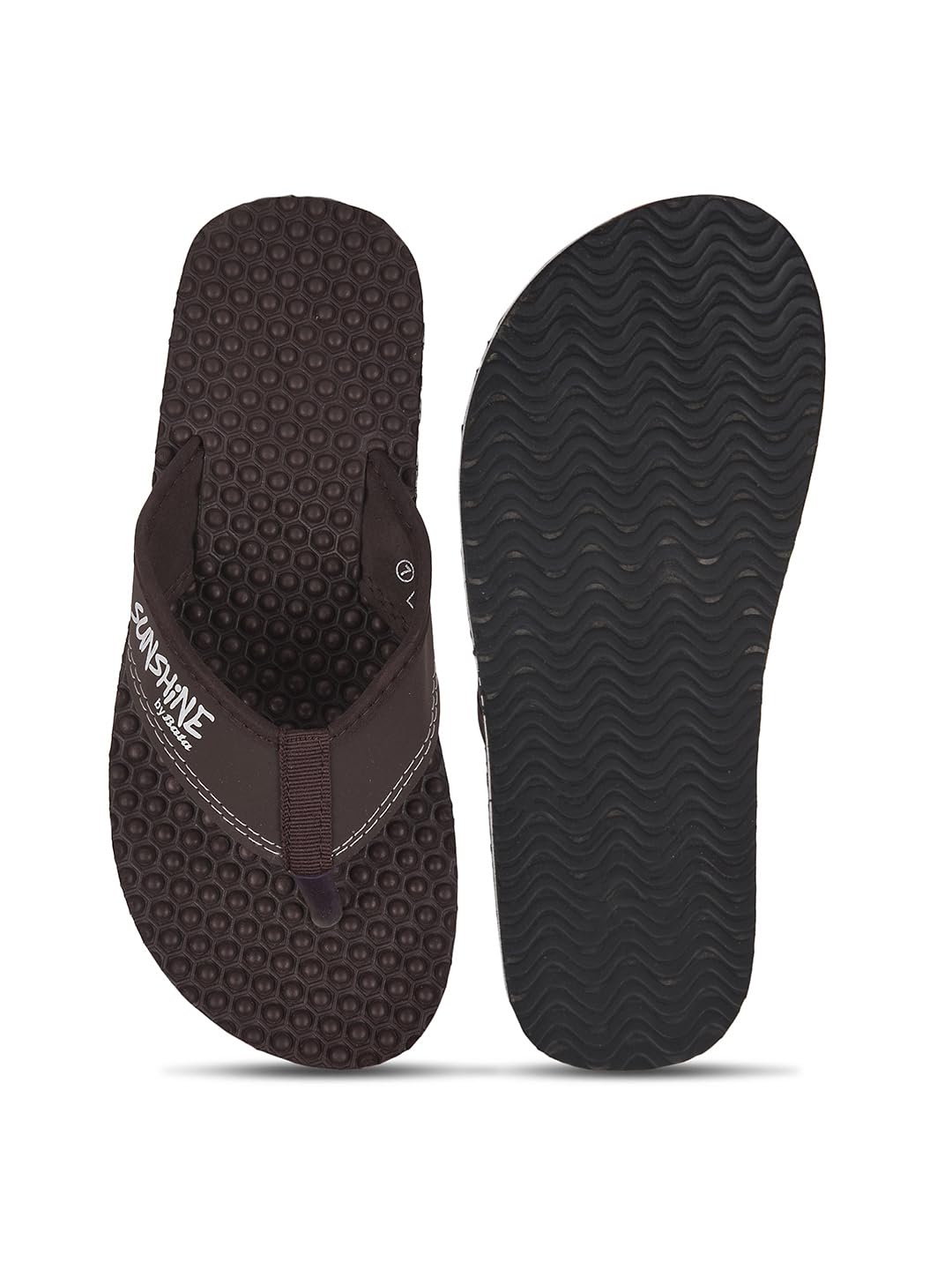 Bata Men's Brown Slippers - Image 4