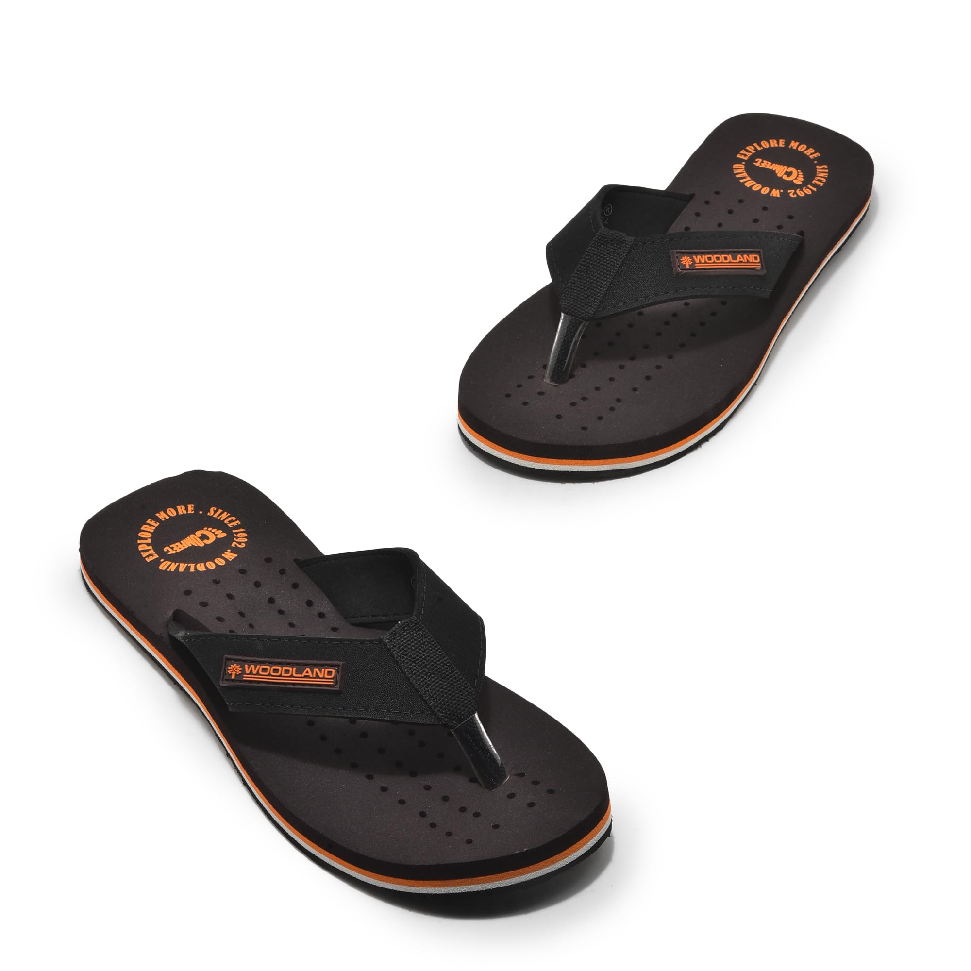 Woodland Men's Brown Flip Flop - Image 4