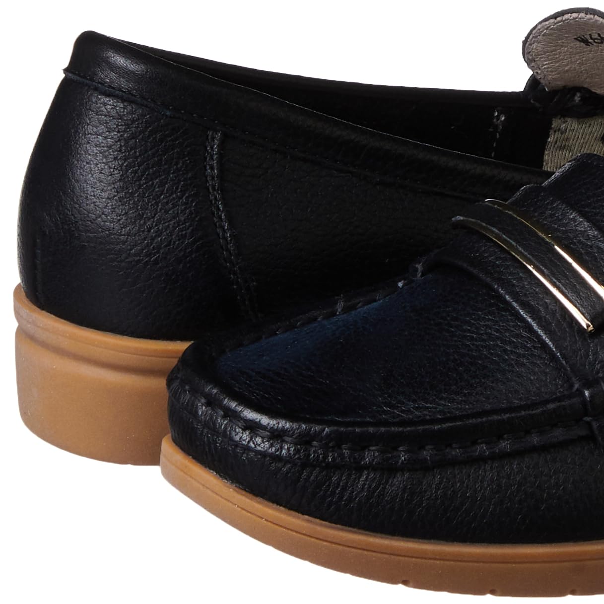 Woodland Women's Leather Casual Shoes - Black - Image 3