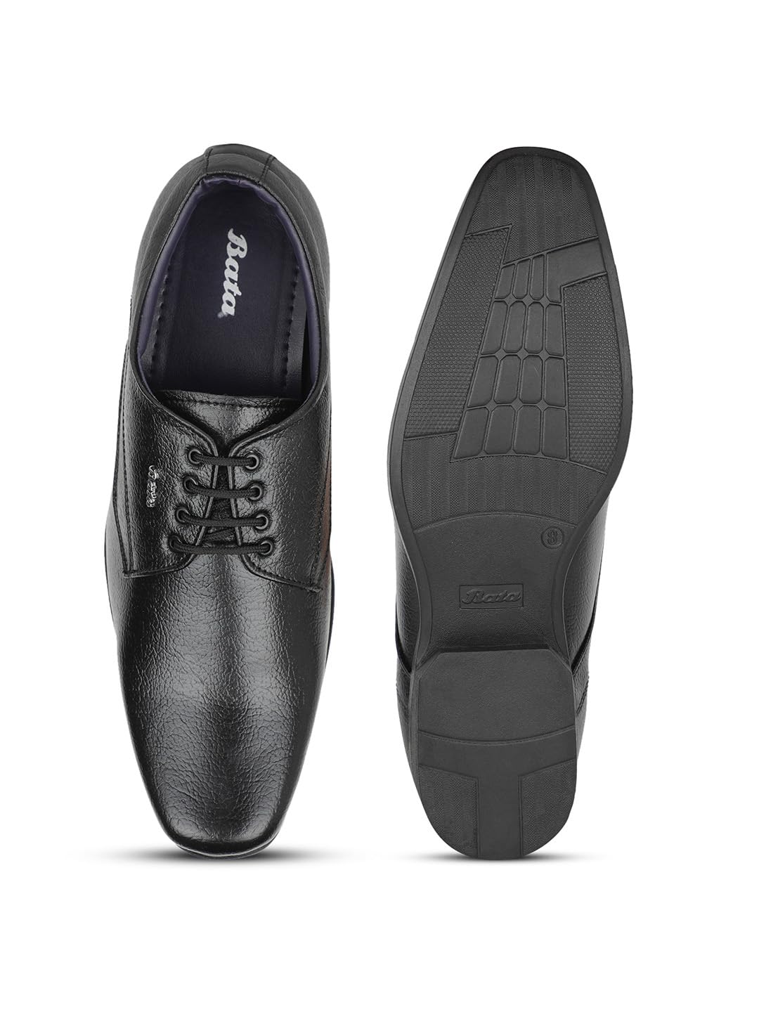 Bata Men's Lace-up Formal Shoes - Black - Image 5