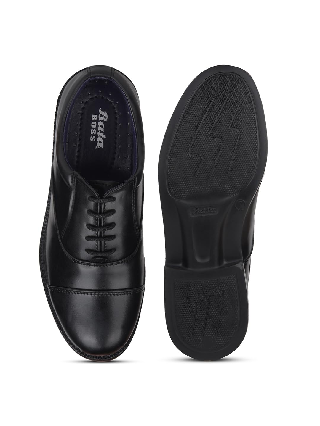 Bata Men's Lace-up Formal Shoes - Black - Image 5