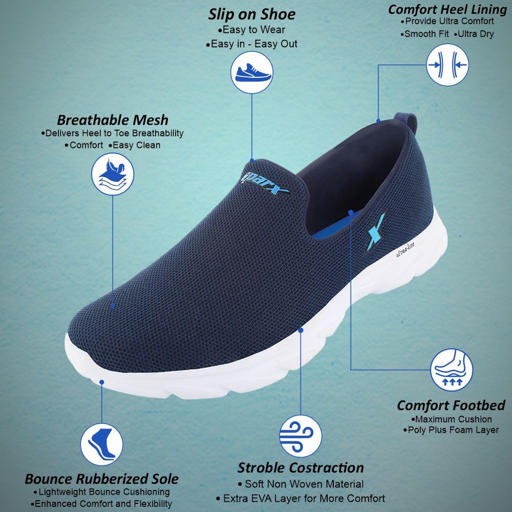 SPARX Mens Running Shoe - Blue - Image 3