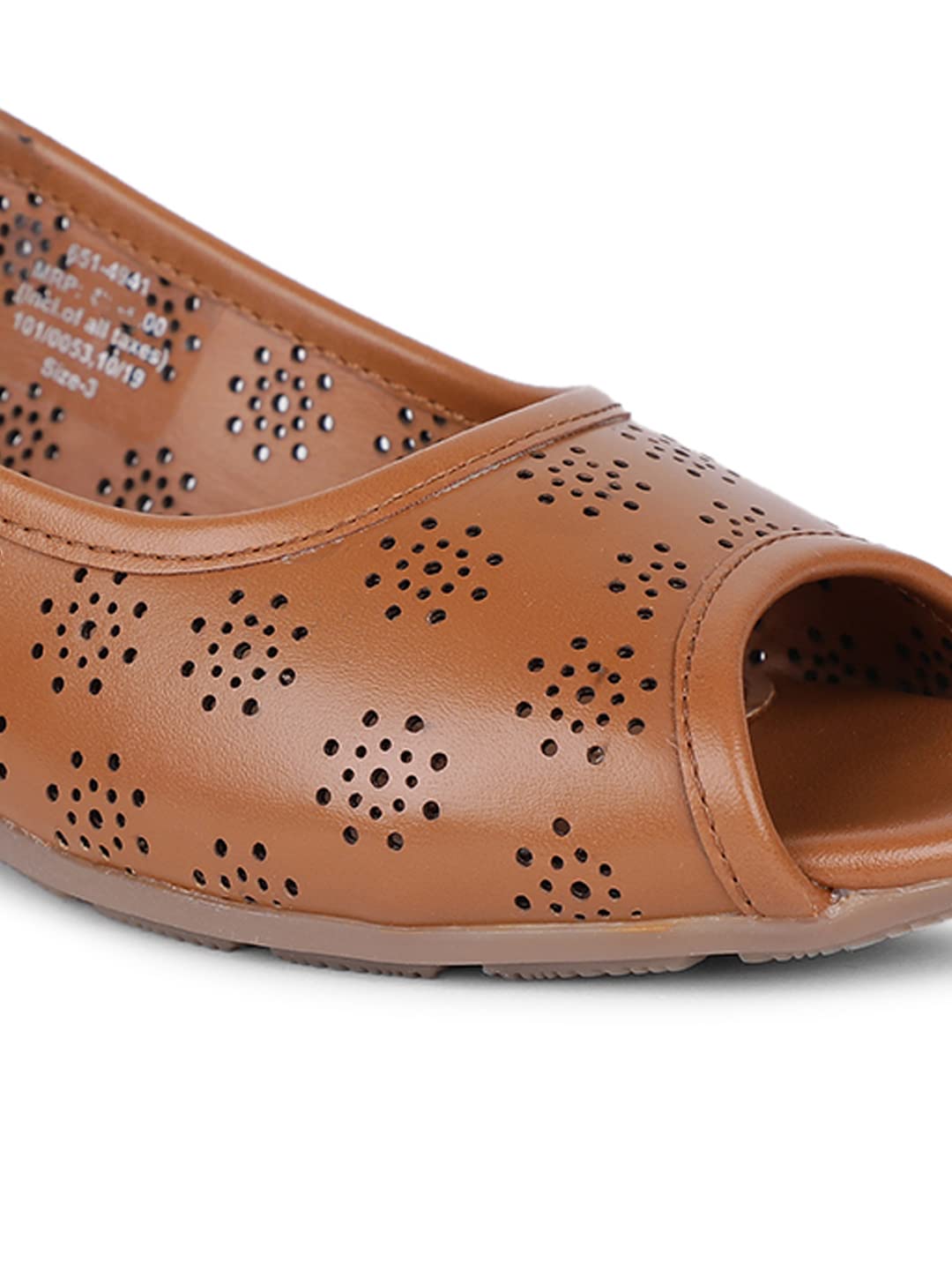 Bata Women's Wedge Heel Mules - Brown - Image 5