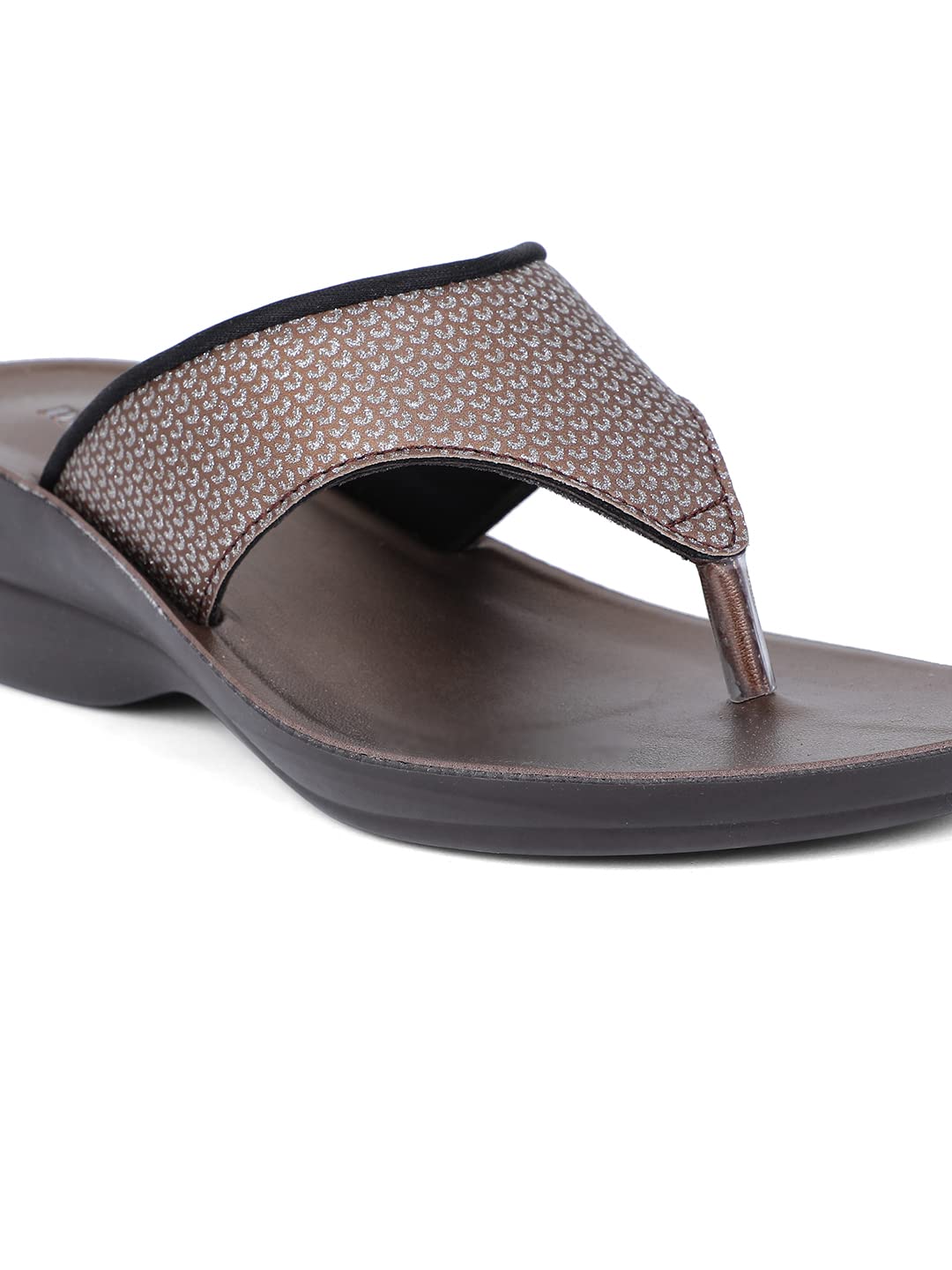 Bata Women's Wedge Heel Sandal - Beige - Image 5