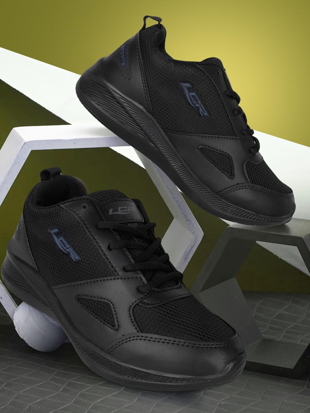 Lancer Men's Black Running Shoe - Image 5