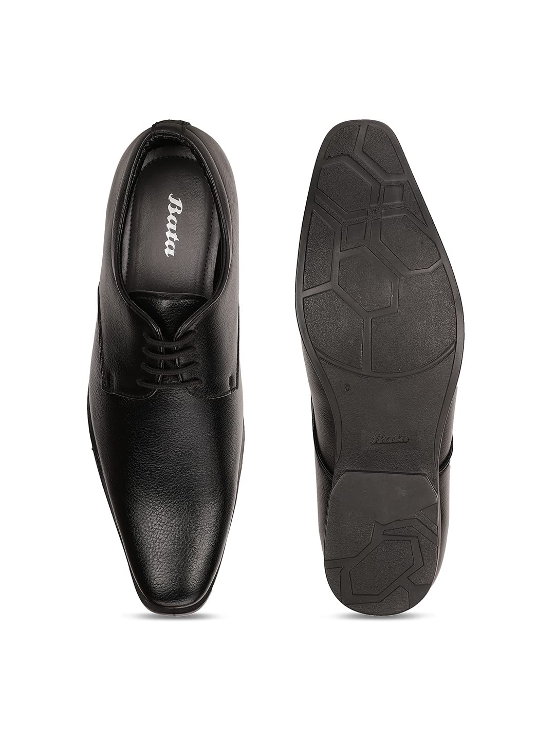 Bata Men's Lace-up Formal Shoes - Black - Image 5