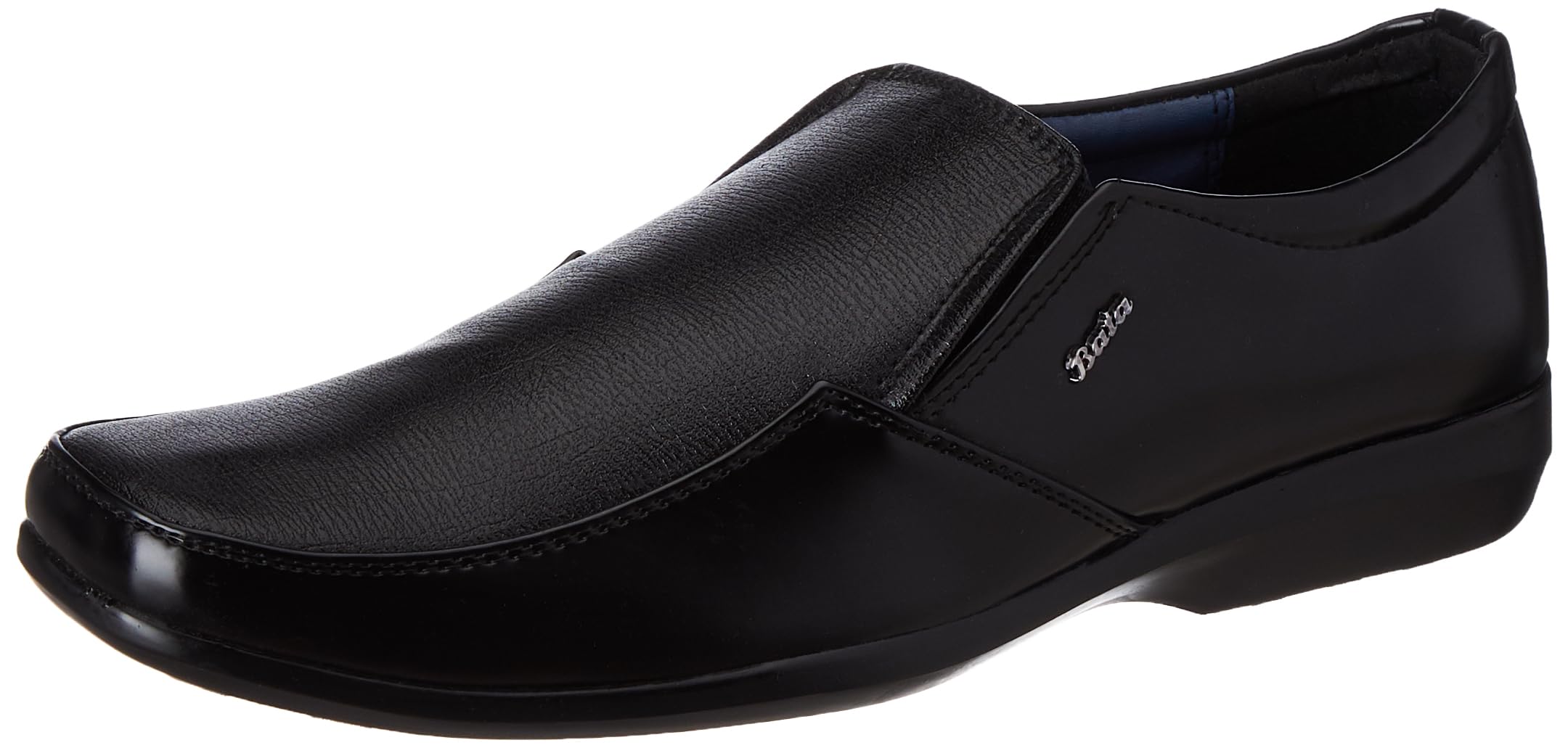 Bata Men's Slip-on Formal Shoes - Black