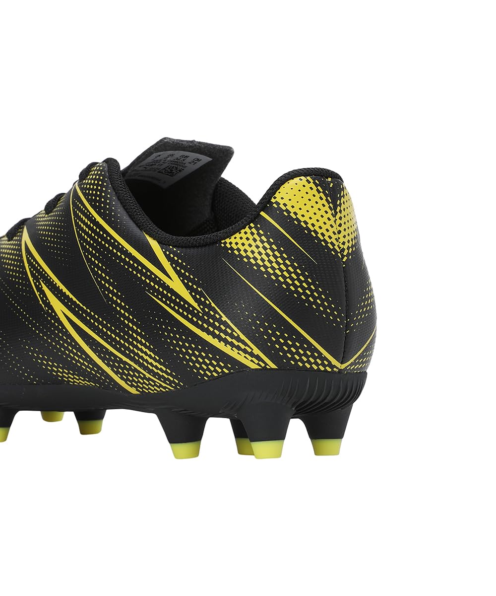 Puma ATTACANTO FG/AG Jr Black-Yellow Blaze Football Shoe - Image 4