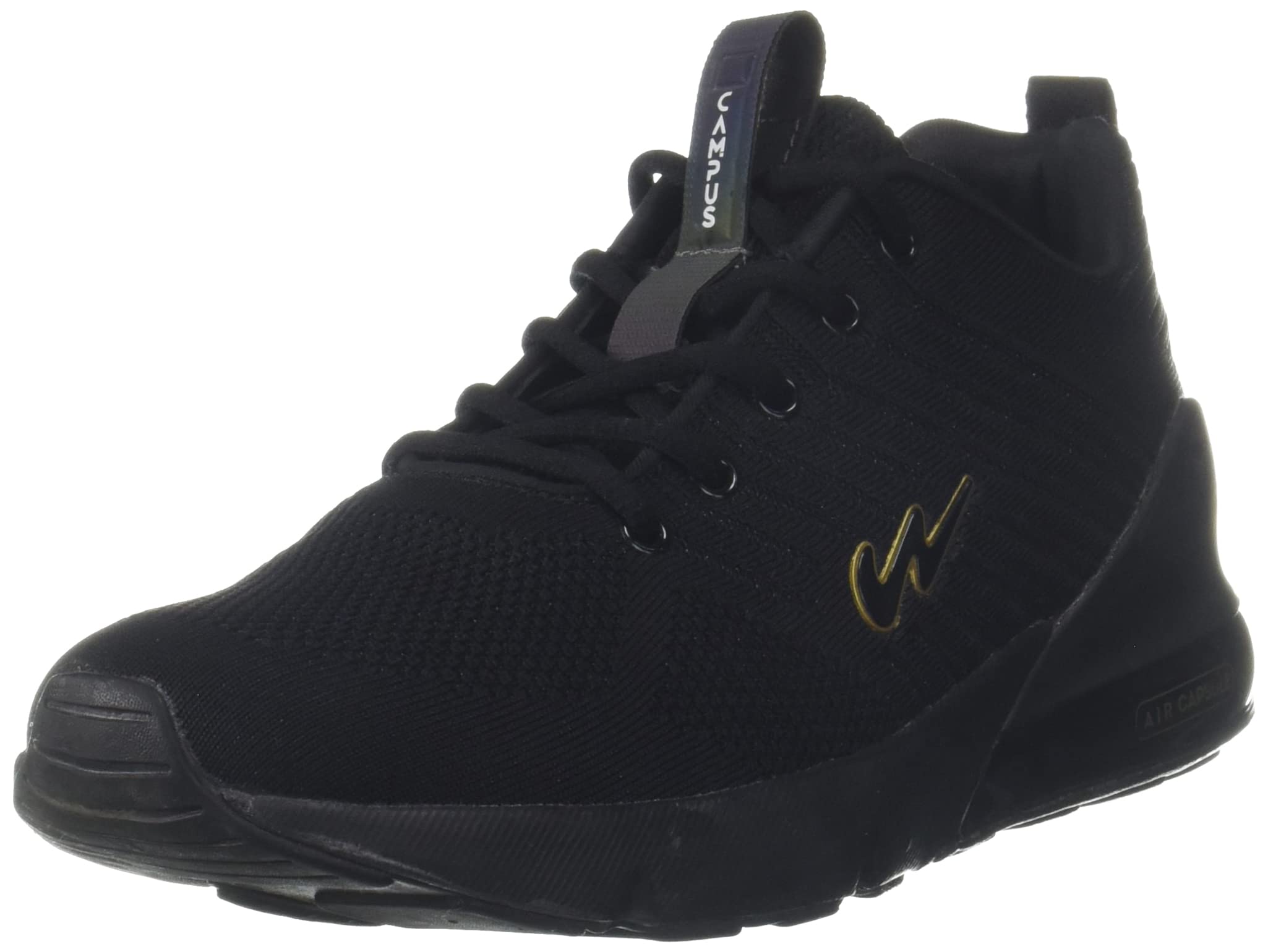 Campus Men's Mike Running Shoes - Black Golden