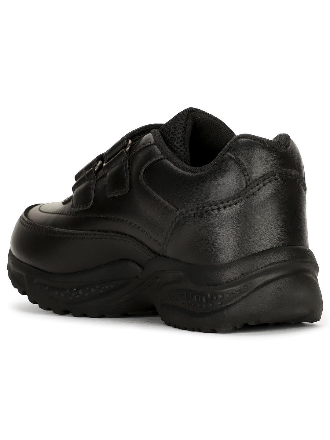 Bata Unisex Black Velcro School Shoes - Image 3