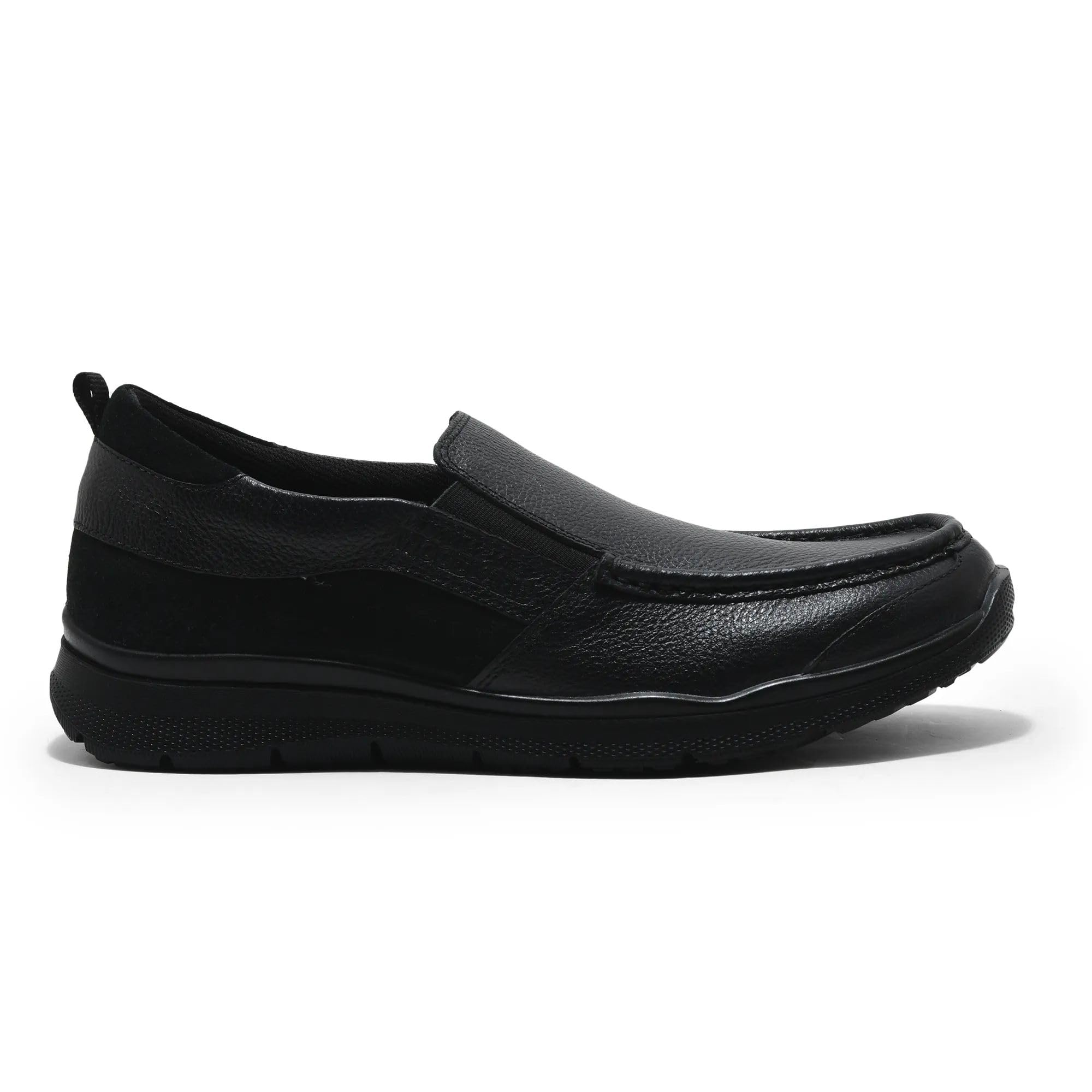 Woodland Men's Black Leather Casual Shoes - Image 2