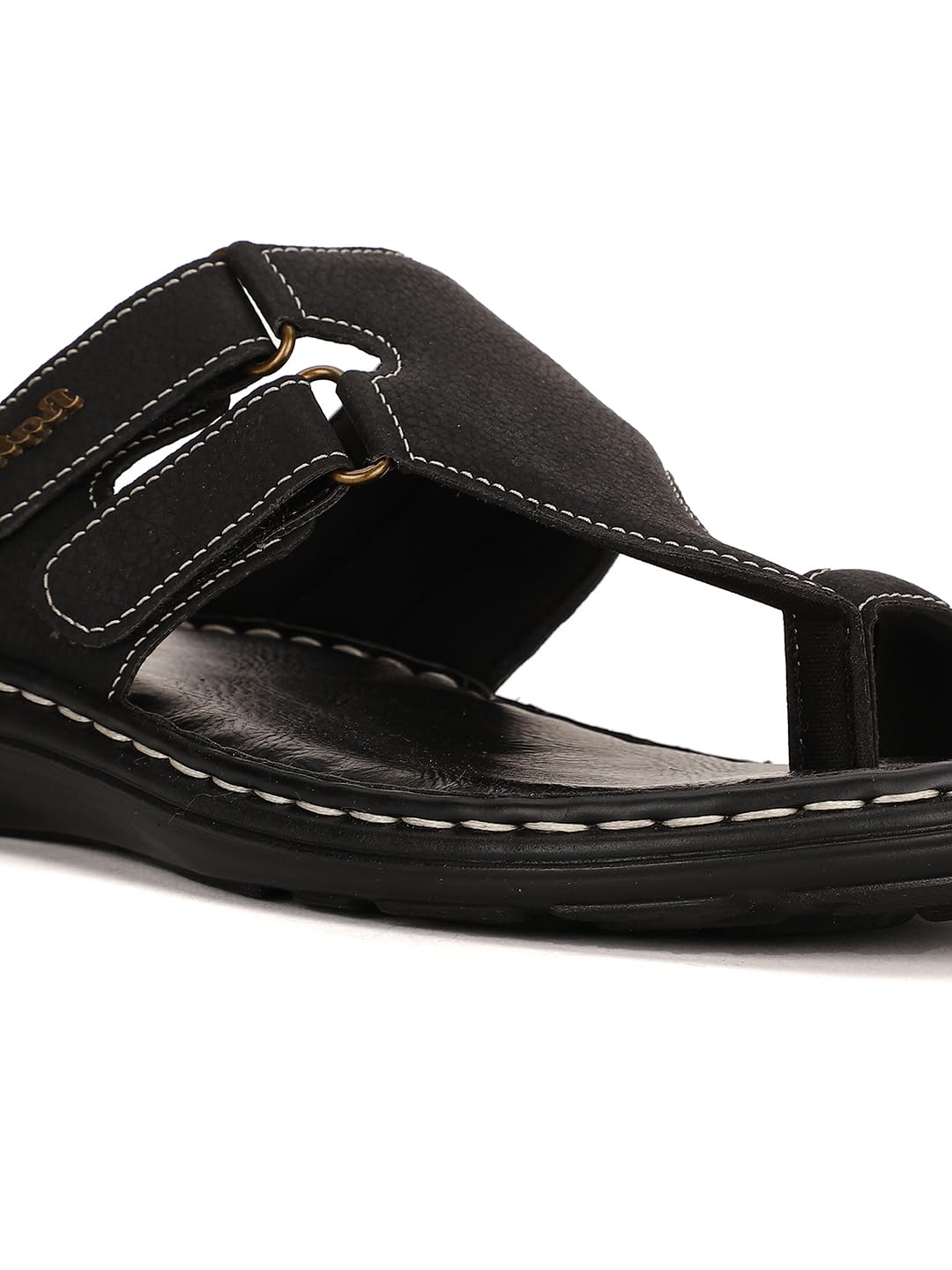 Bata Men's Black Slip-on Sandal - Image 5