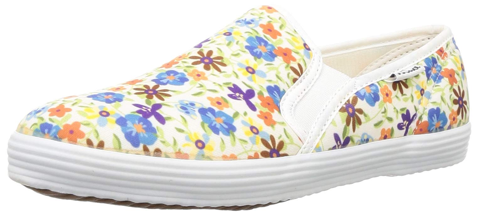 Bata Women's White Slip-On Sneakers