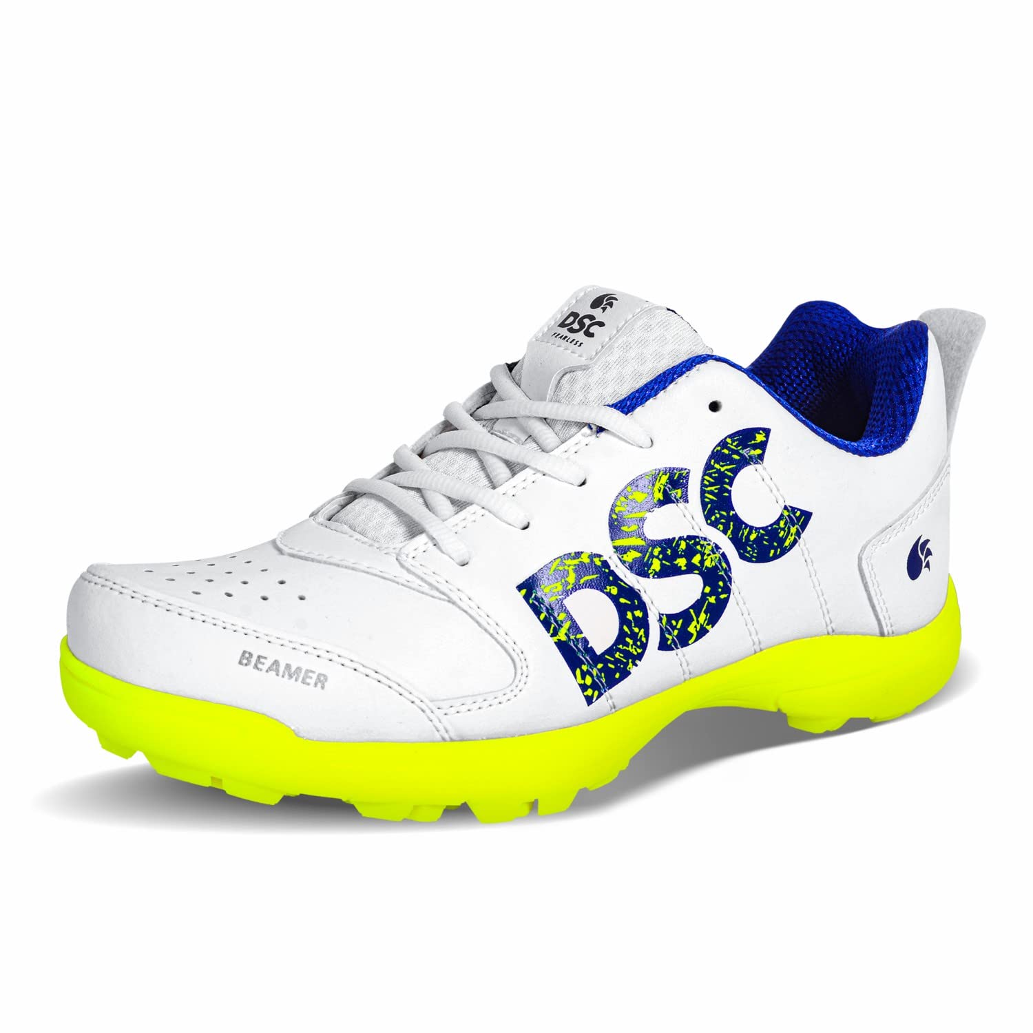 DSC Cricket Shoes for Men - Fluro Yellow