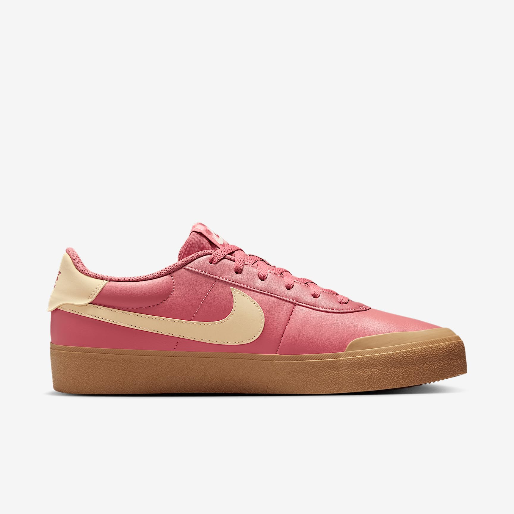 Nike Court Shot Men's Sneakers - Canyon Pink & Gum Light Brown - Image 3