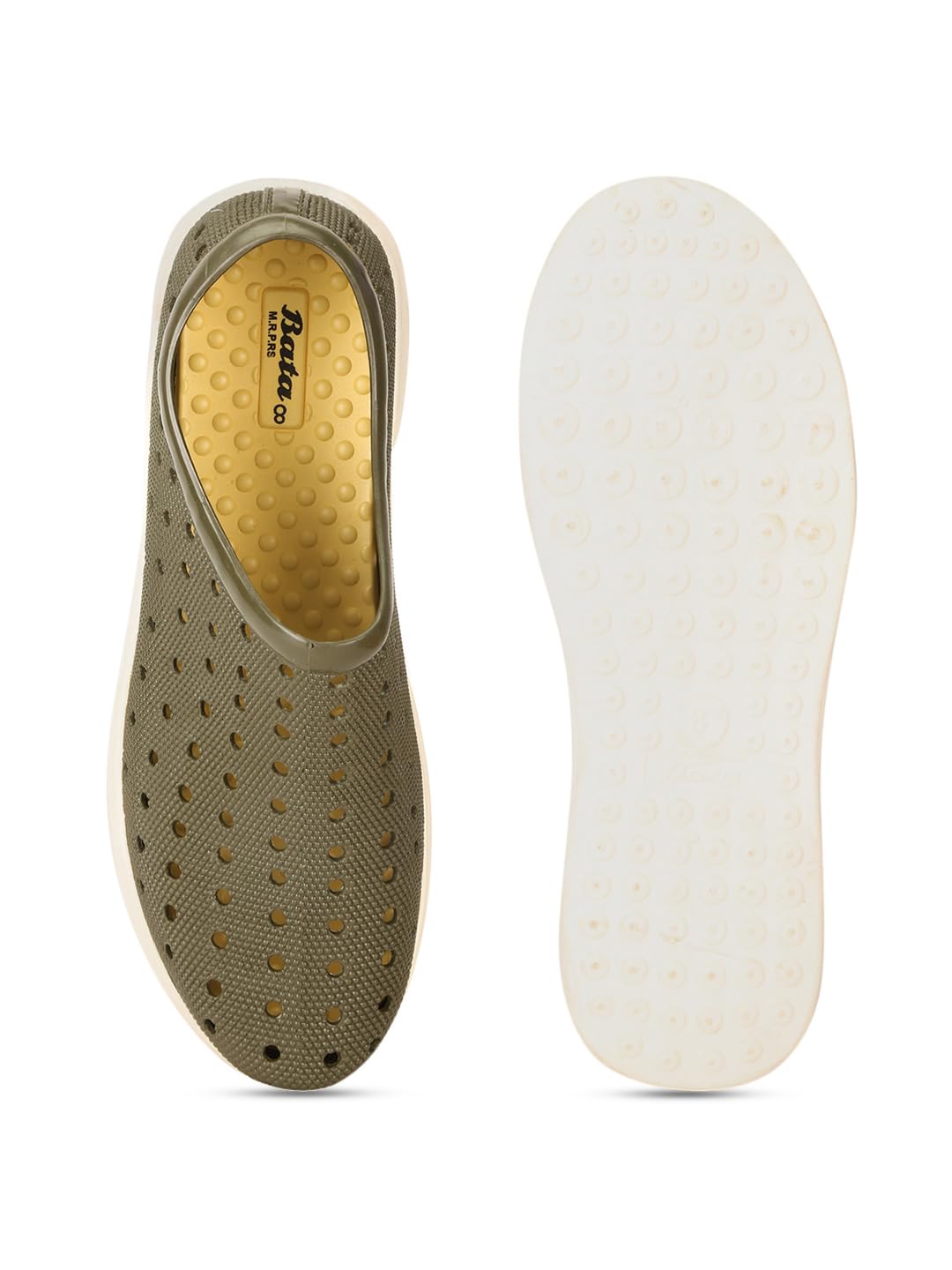 Bata Men's Green Slip-on Walking Shoes - Image 5