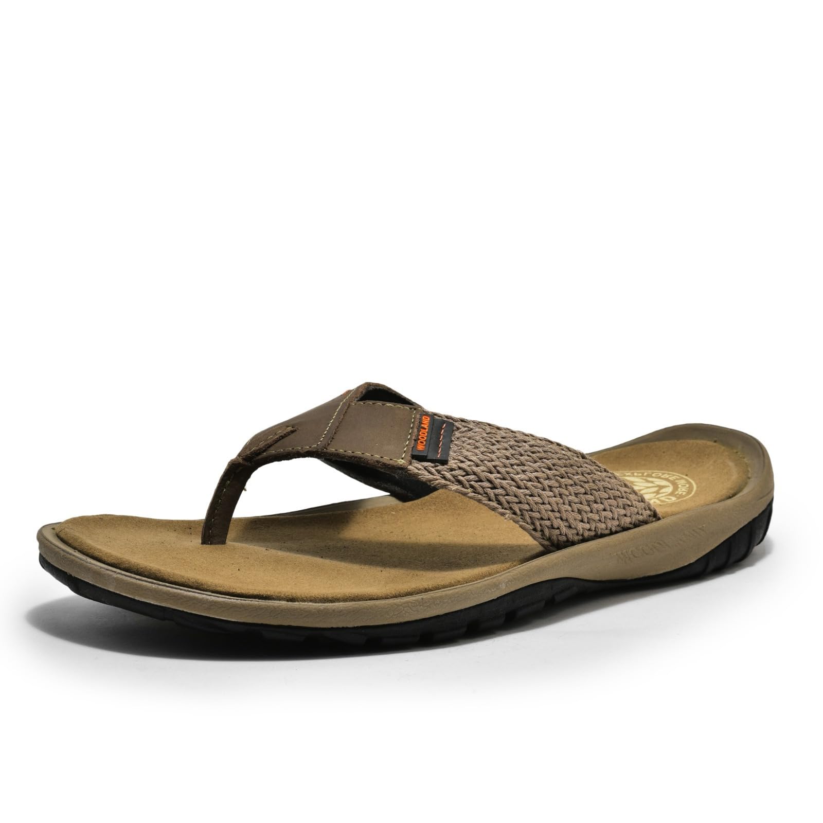 Woodland Men's Dubai Khaki Nubuk Slipper