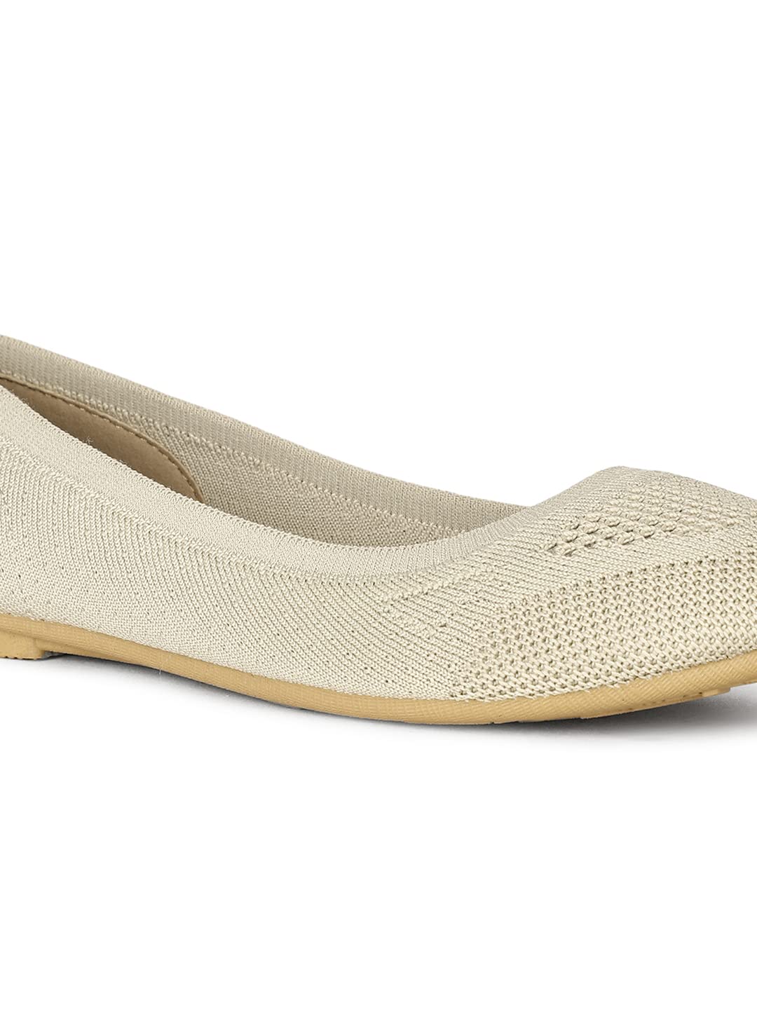 Bata Women's Slip-on Ballet Flat - Beige - Image 5