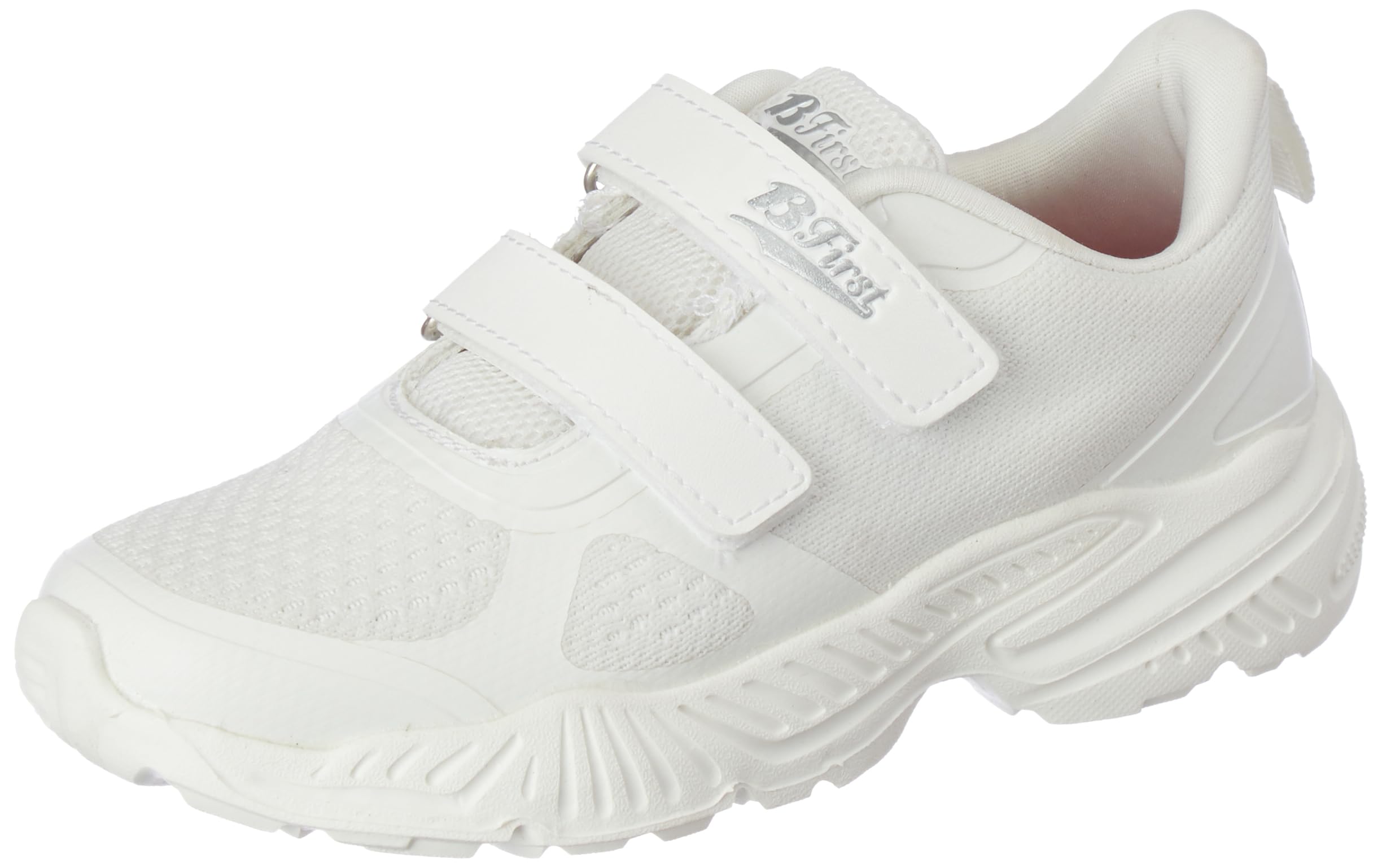 Bata Unisex Velcro School Shoes - White