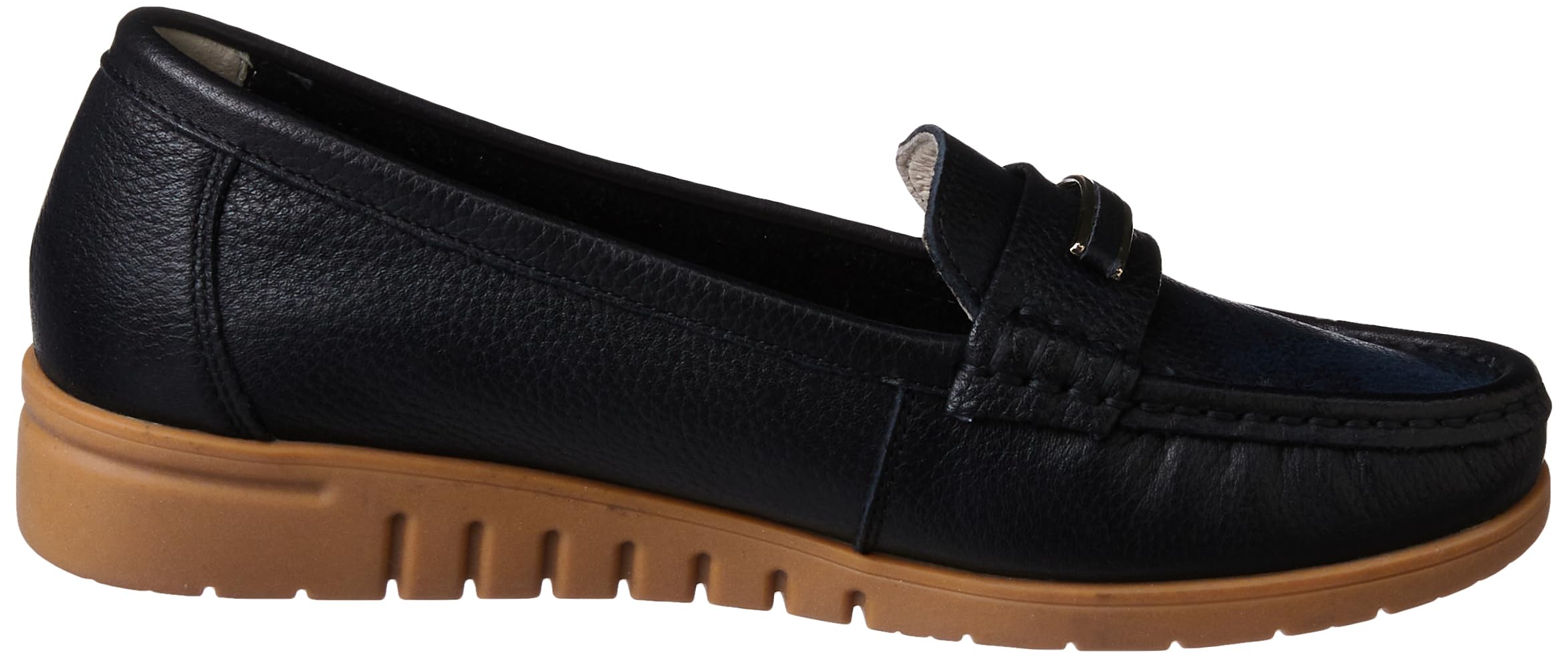 Woodland Women's Leather Casual Shoes - Black - Image 4