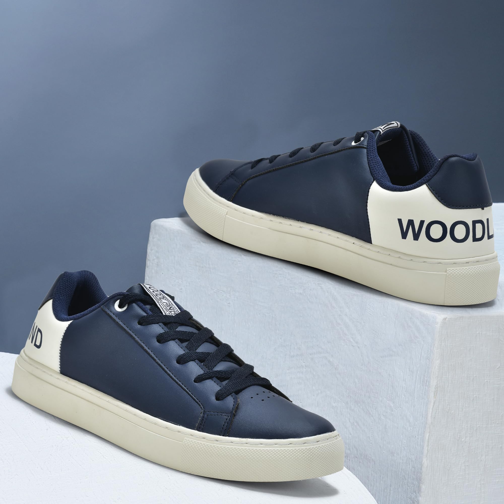 Woodland Men's Blue MESH Sports Shoes - Image 3