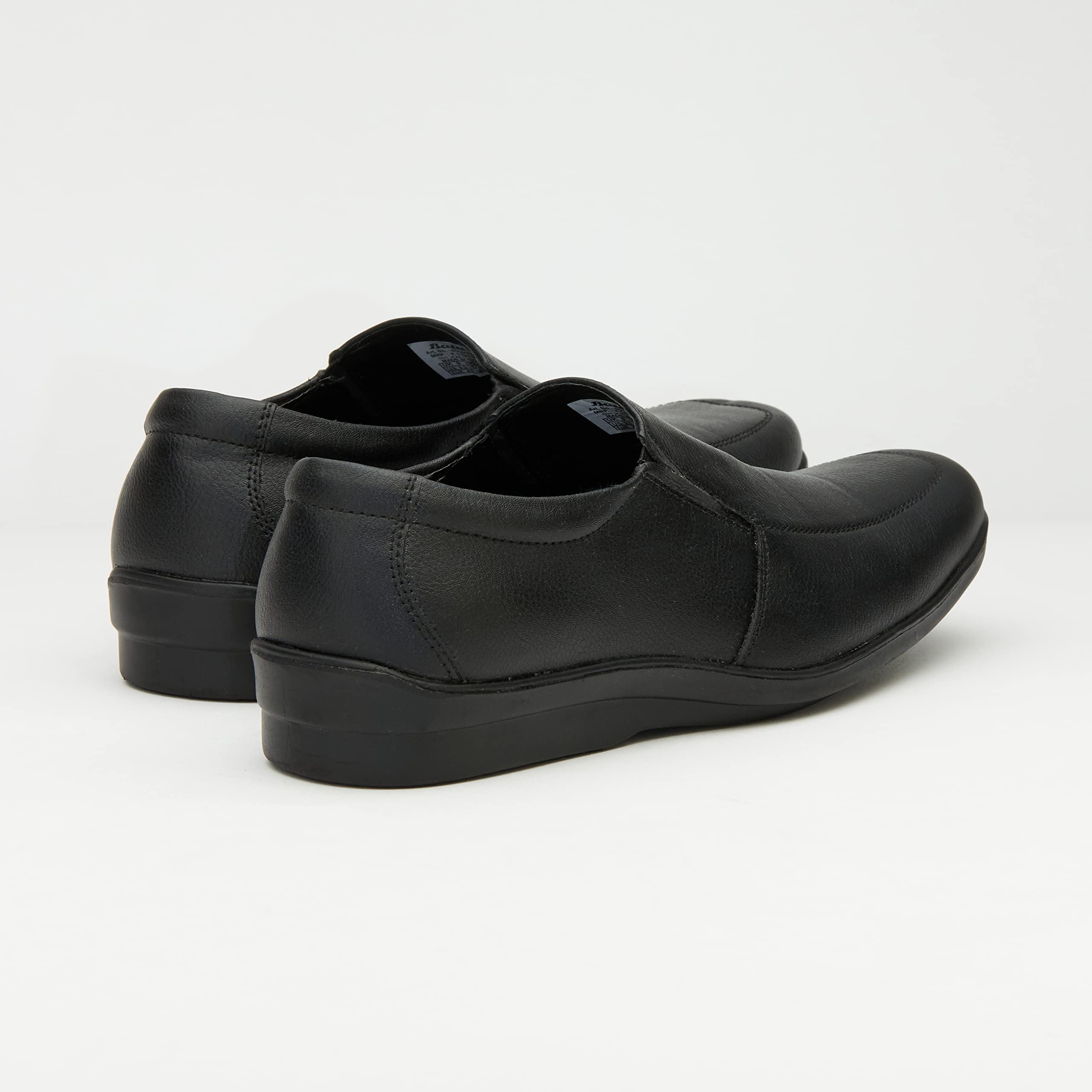Bata Men's Black Leather Slip-On Formal Shoes - Image 4