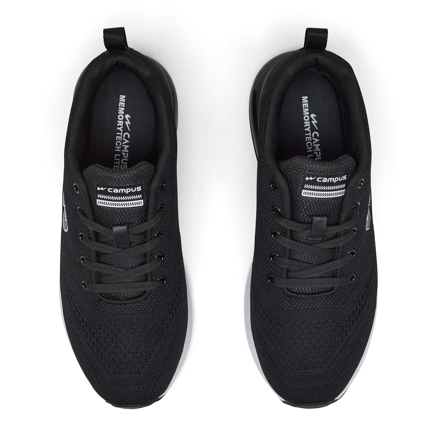 Campus Men's North Plus Running Shoes - Black - Image 4