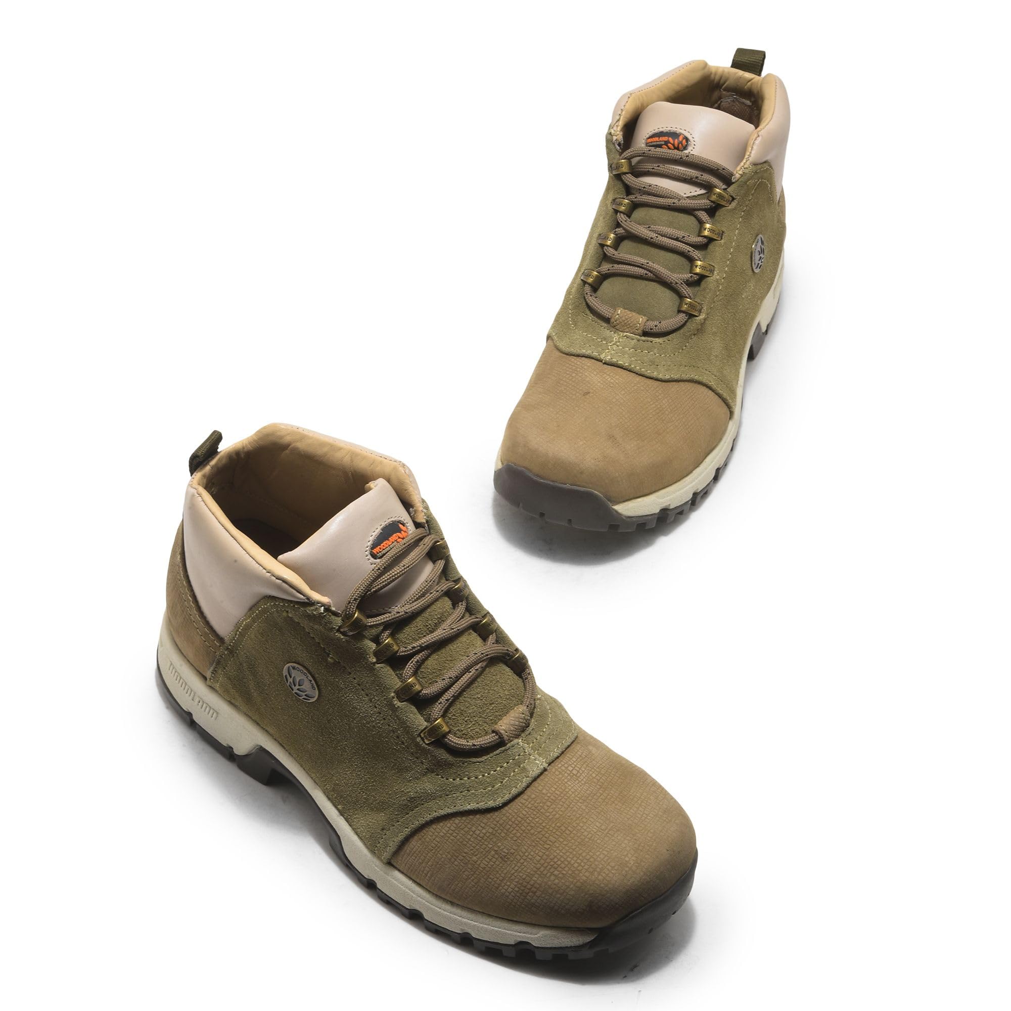 Woodland Men's Khaki Leather Boots - Image 2