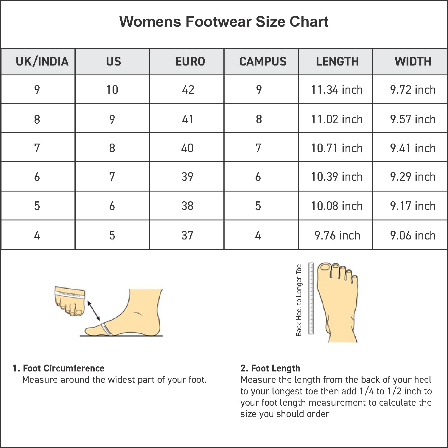 Campus Women's Fabia Walking Shoes - Black - Image 4