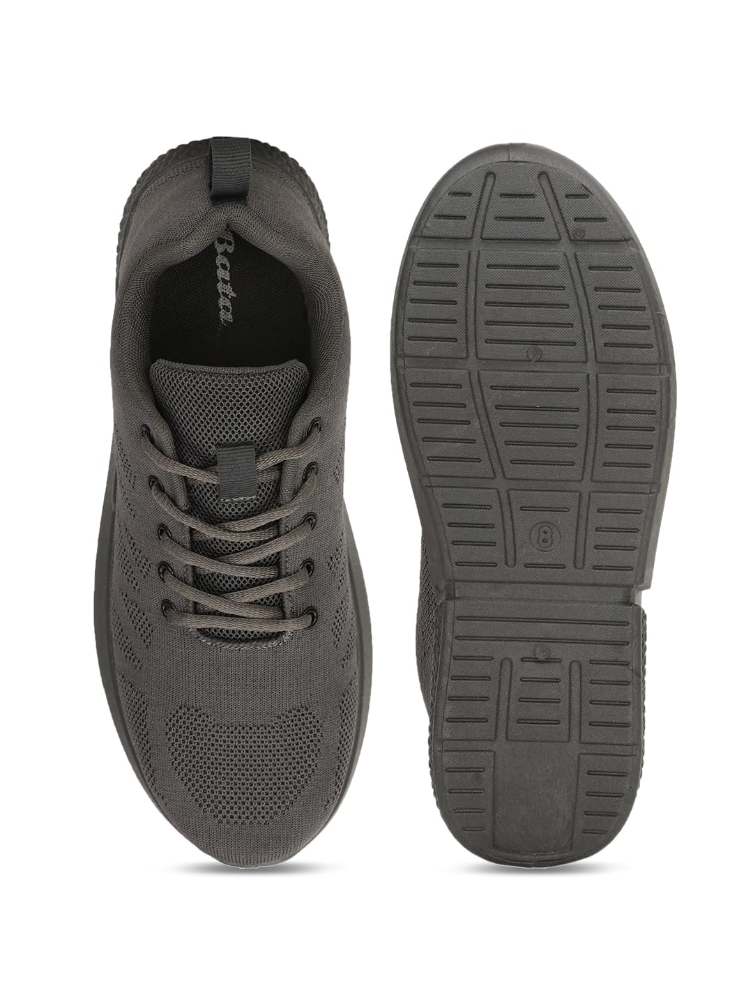 Bata Men's Jabra Grey Running Shoes - Image 4