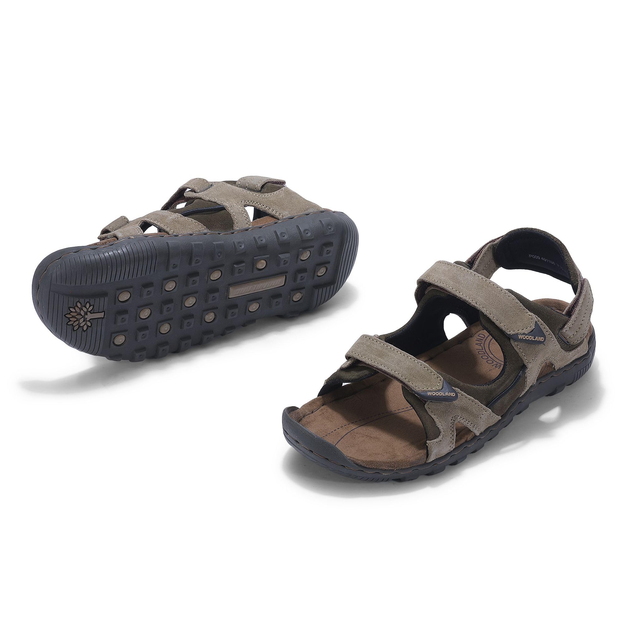 Woodland Men's Khaki Sandal - Image 4