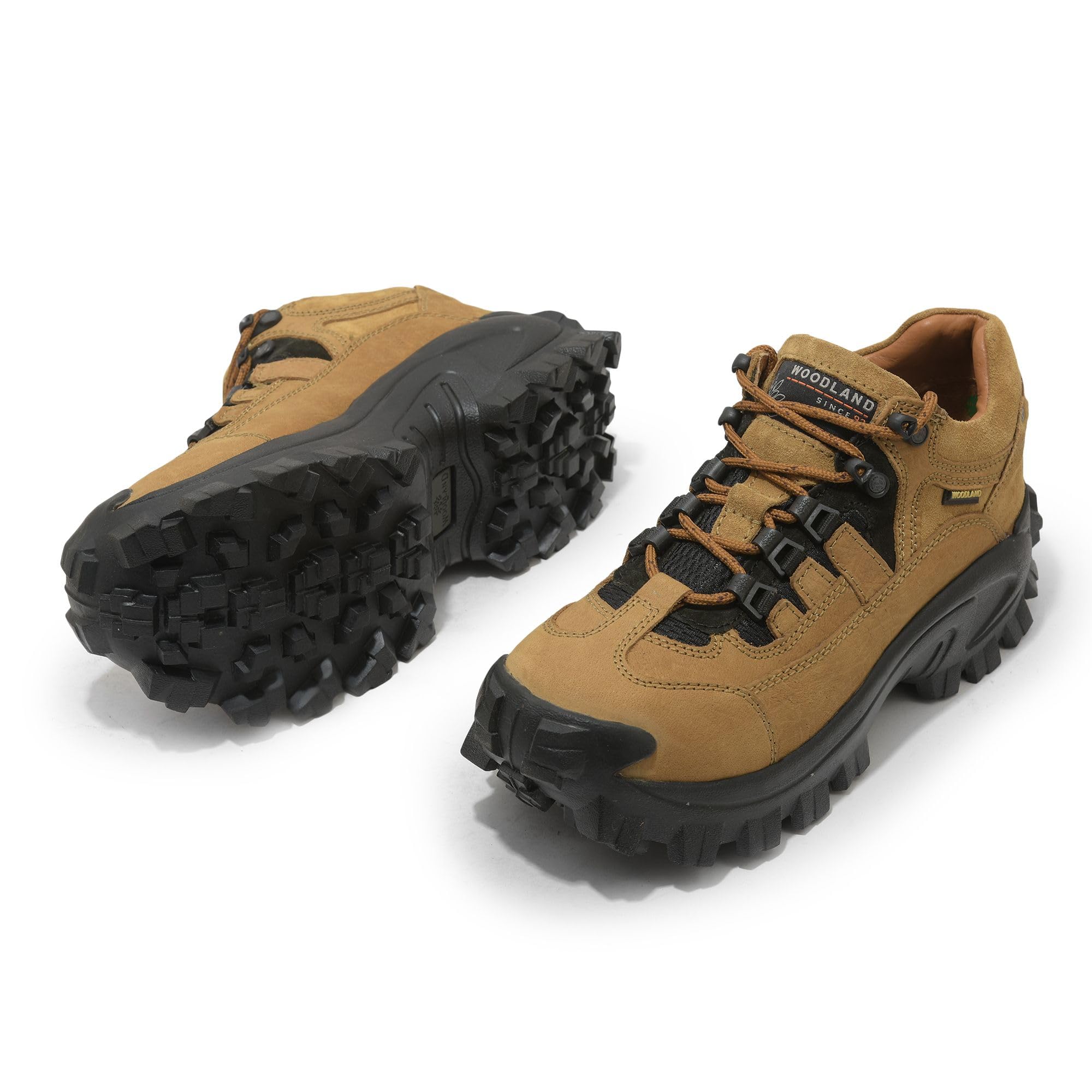 Woodland Men's Camel Leather Casual Shoe - Image 5