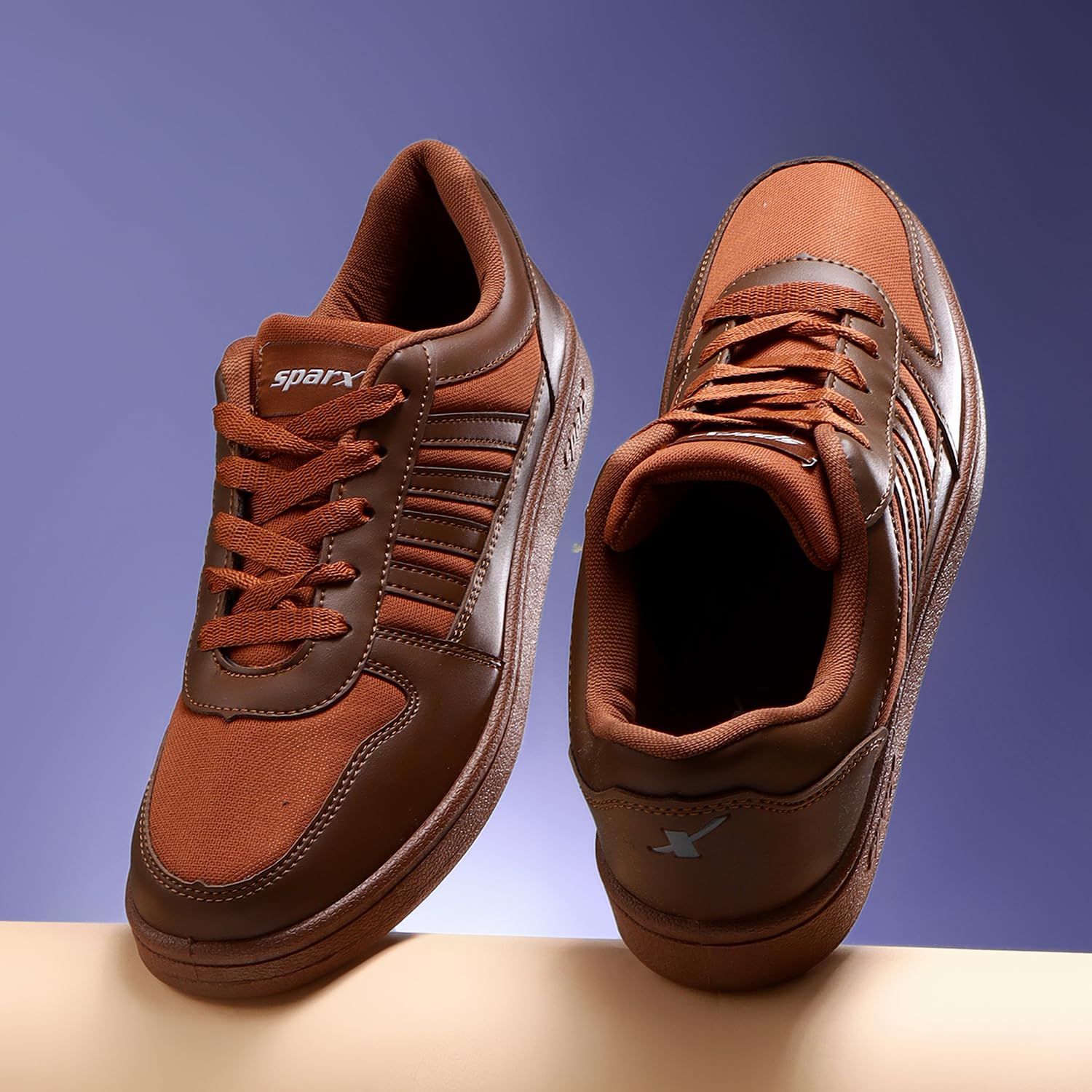 Sparx Men's Tan Sneaker - Image 2