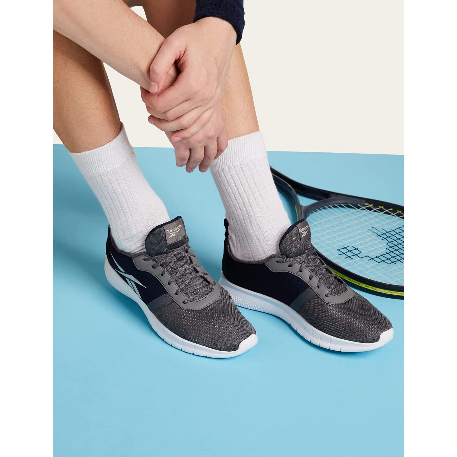 Reebok Men's Grey Running Sports Shoes - Image 2