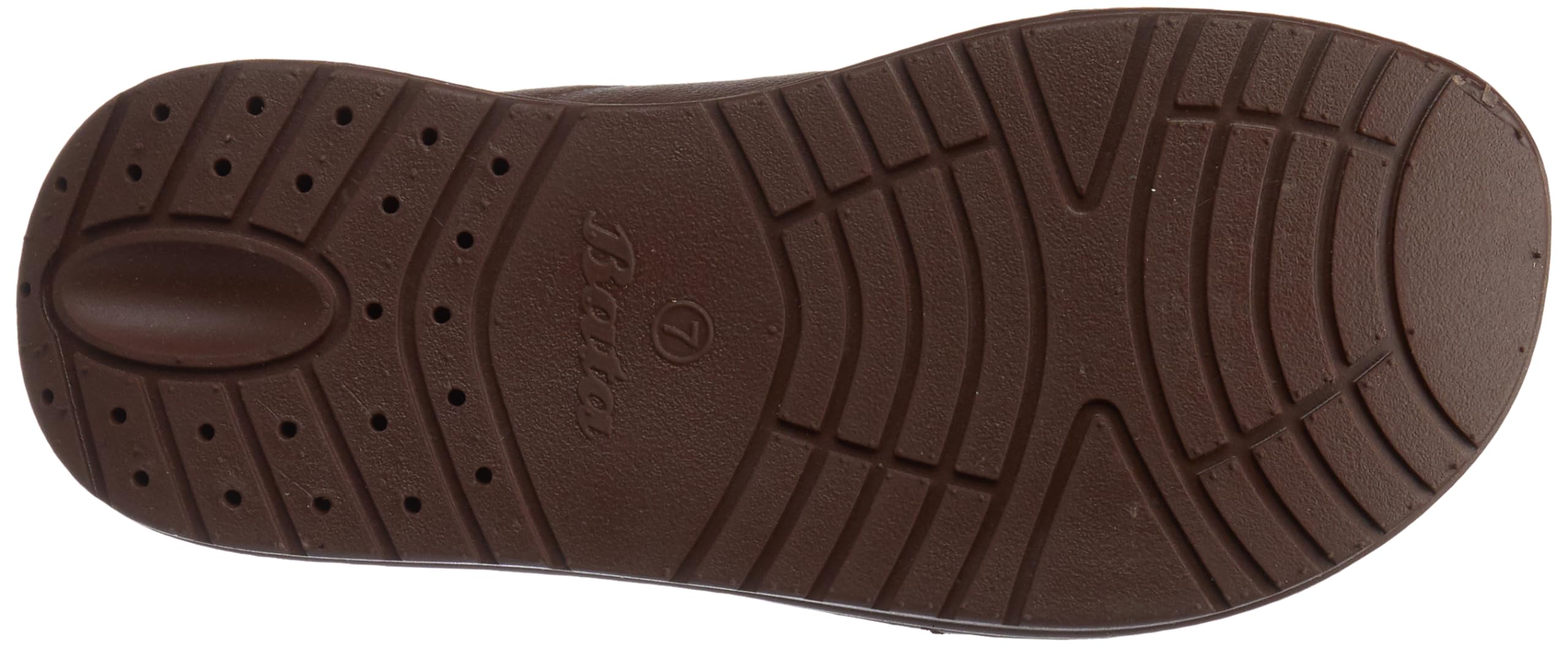 BATA Men's JACOB MONO Toe Ring Slippers - DARK BROWN - Image 5