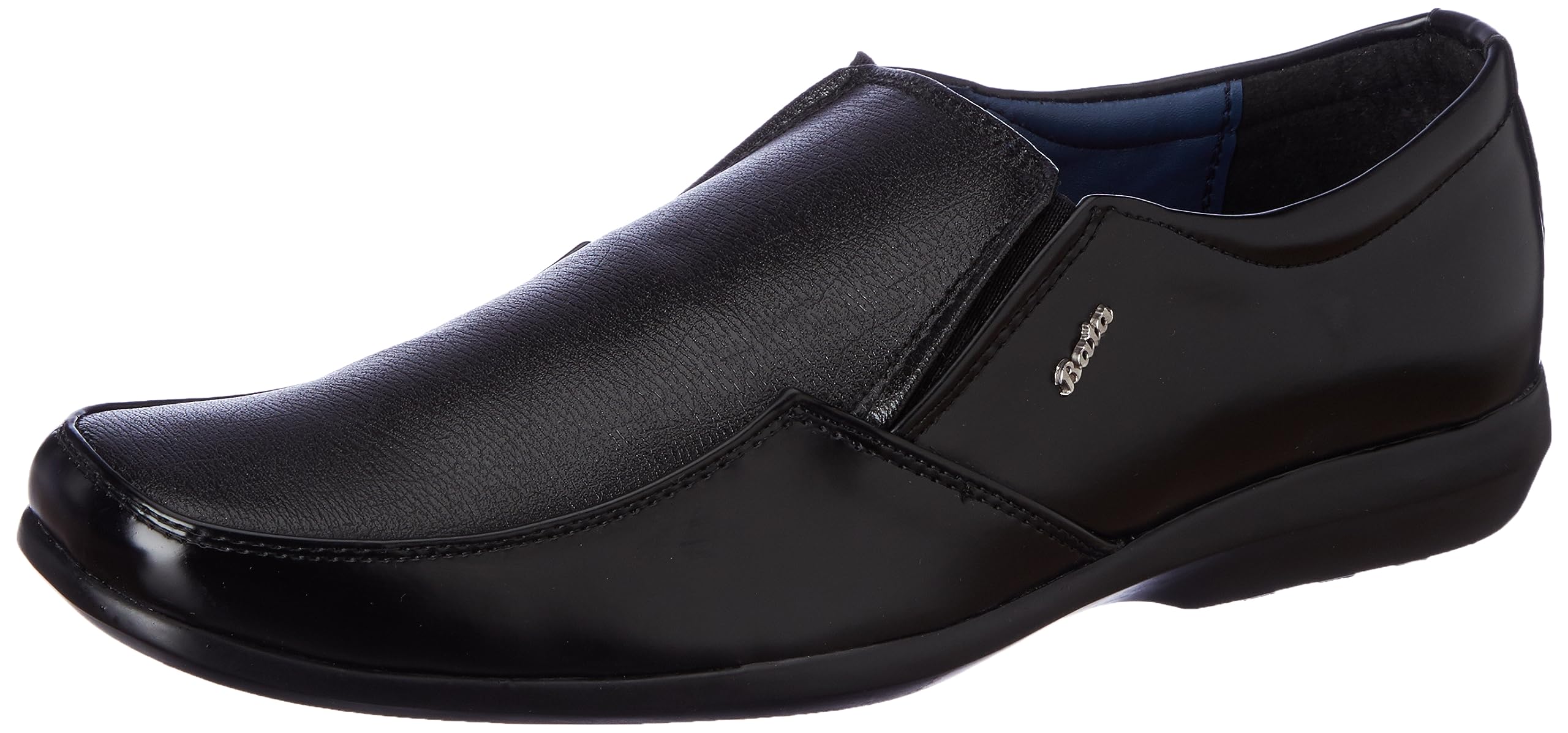 Bata Men's Slip-on Formal Shoes - Black